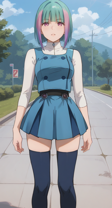 Cyan Bluestar ( Metallic Rouge ) ( 2 Outfits)