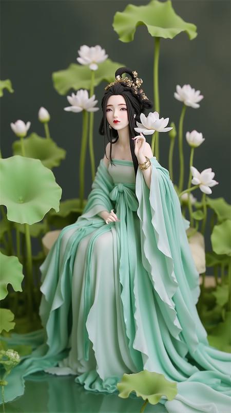 汉服手办_粘土风（2.5D）_flux lora