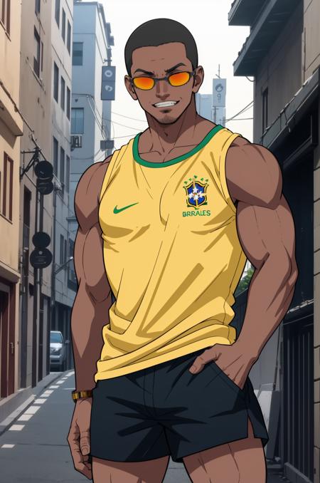 Brazil National Football Team Attire + Juliet glasses - Meme版本v1.0 (ID: 208048)
