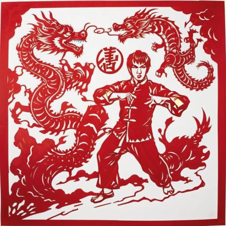 Chinese paper-cutting Style | SDXL