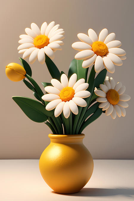 3D flower decoration/design material
