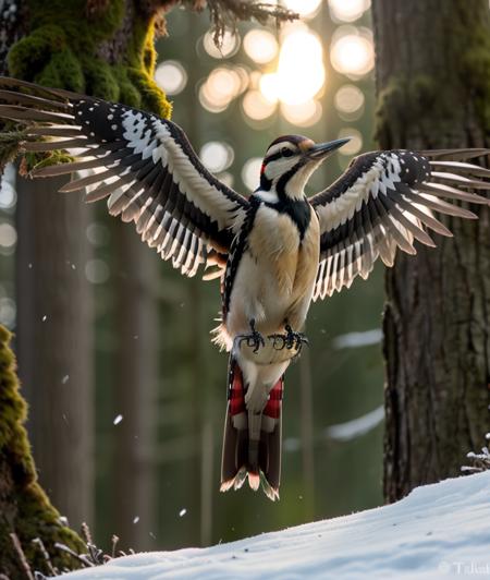 Great spotted woodpecker
