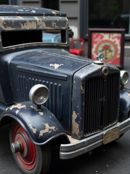 Pressed Steel Toy Vintage Vehicle LoRA
