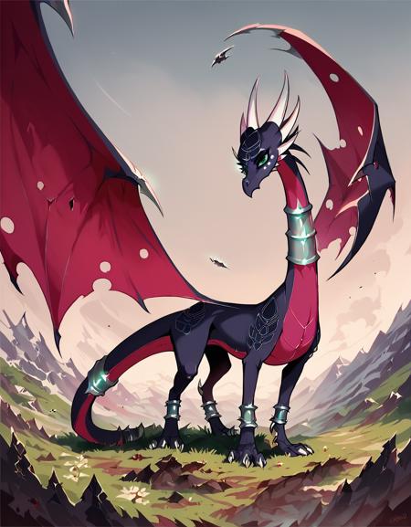 Corrupted Cynder【 The legend of Spyro - A New Beginning 】- 【PONY - FLUX - DSXL】