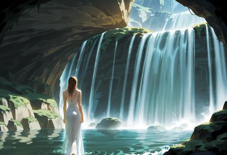 In Waterfall