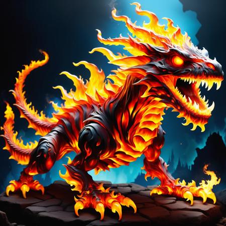 DonM - Another Made of Fire Style [SD1.5,SDXL]