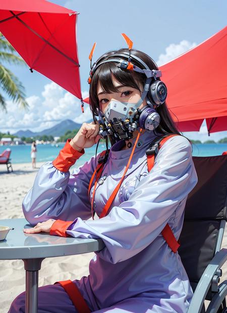 Techpunk Mask | Wearable LoRA版本v0.5 (ID: 38239)