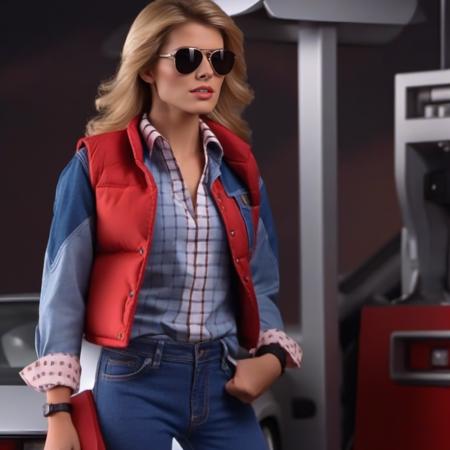 Marty McFly style - Back to the future - SDXL