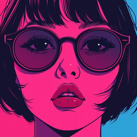 Retro neon style [FLUX+SD+XL+Illustrious-XL+Pony]