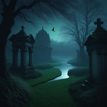 Haunted Streets of Highgate: A Gothic Cemetery Lora