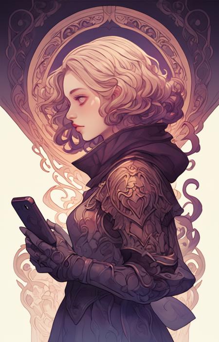 Anime Tarot effect of a complex armor - tangbohu [SDXL] 33
