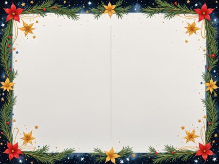 ? Christmas Postcard Template - Print your own generated X-mas card! ? [SDXL]