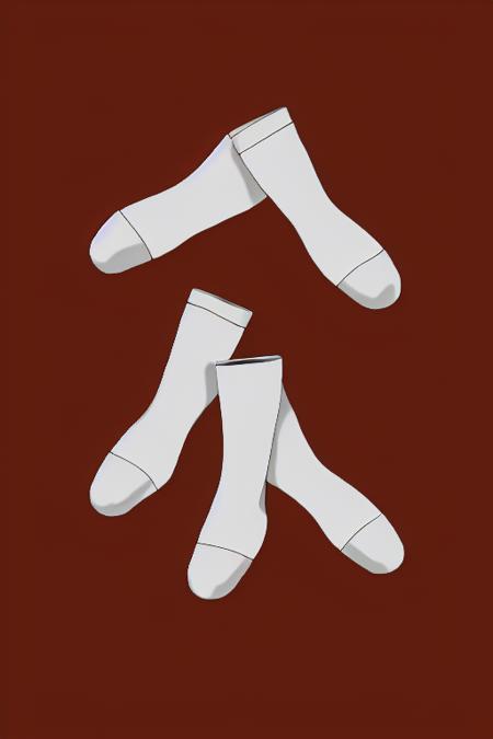 socks removed - white | simple painting layer