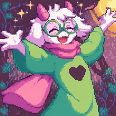 Ralsei [B/W] (Deltarune) (Pony SDXL)