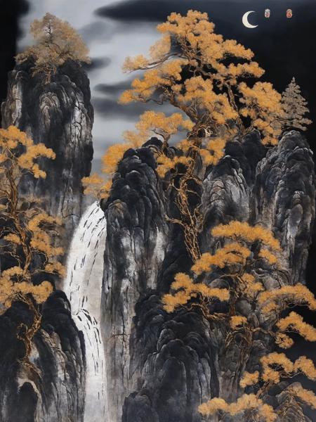 Fresh Ideas@Chinese lacquer painting_SDXL