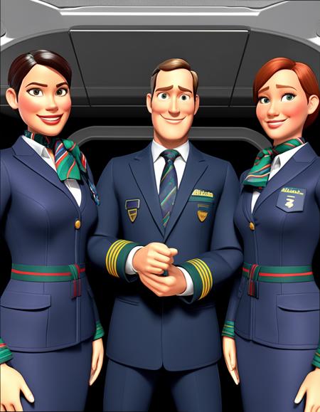 Alitalia Stewardess Uniform / Divisa SDXL