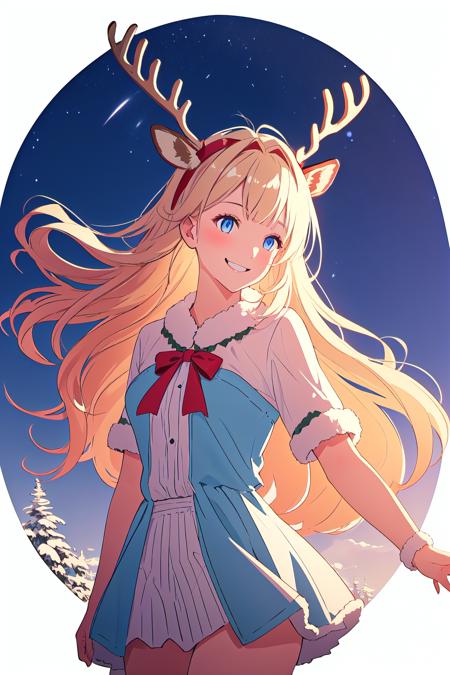 Santa's Reindeer Girl Concept LyCORIS | Cheems AI