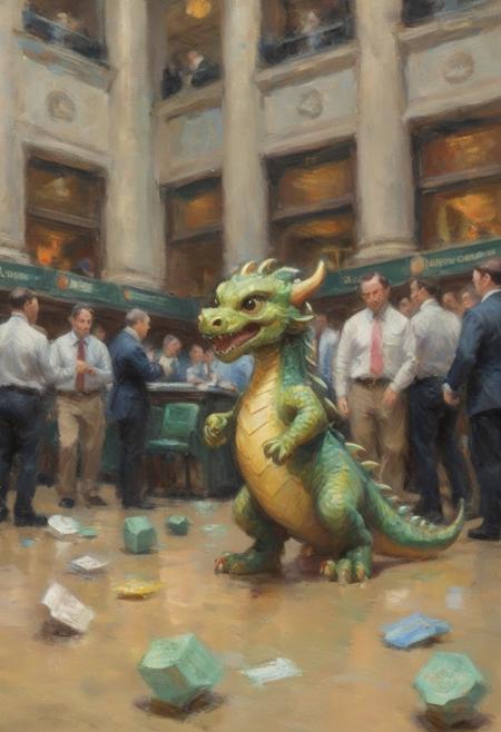 Eldritch Impressionism oil painting