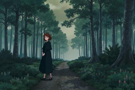 Kiki's Delivery Service (studio Ghibli style)