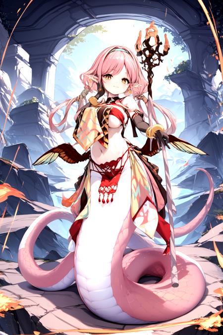 【エキドナ娘】ミテラス miteras (モンスター娘TD)
