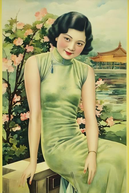 民国时期海报风格 Chinese old poster style (SDXL LoRA)版本chp1920s_v1.0 (ID: 146525)