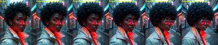 Afro for FLUX Round Picked Out Tight Curl