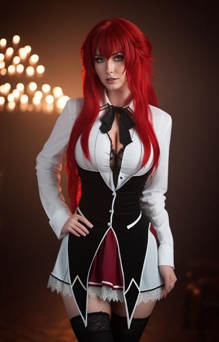 Rias Gremory - High School DxD - SDXL Realistic & Anime