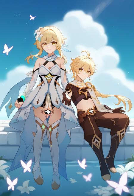 （Our paths will surely cross） Lumine Aether  荧  空   Genshin Impact