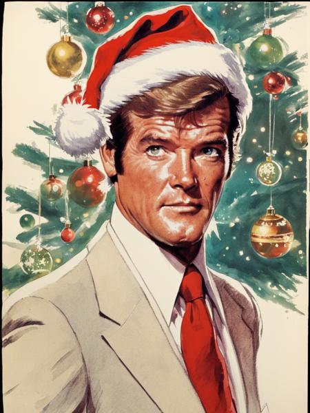 Sir Roger Moore as James Bond (Flux & SDXL)