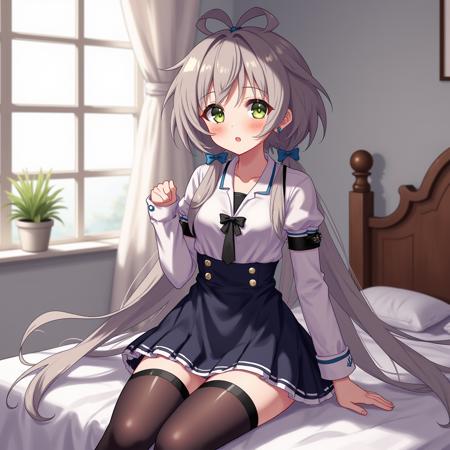 黑白连衣裙洛天依（Luo Tianyi with white and black dress）