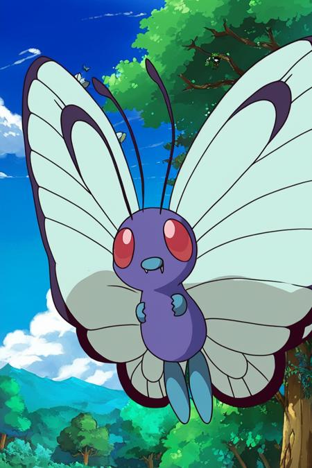 Butterfree: Butterfly Pokémon | バタフリー (Pokedex #0012) [Pony]