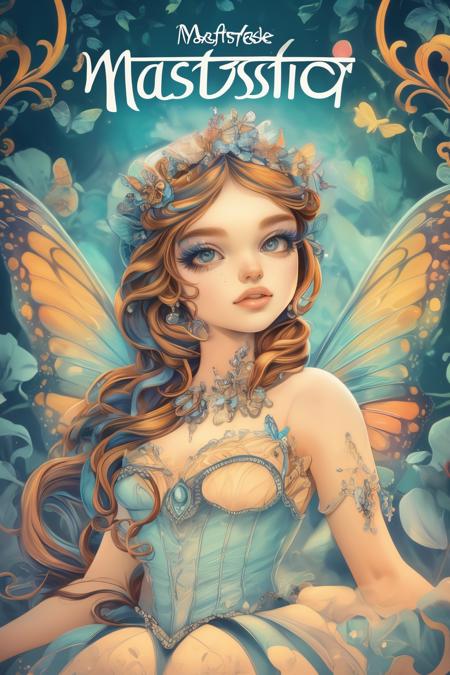 A poster style for a butterfly fairy - tangbohu 12