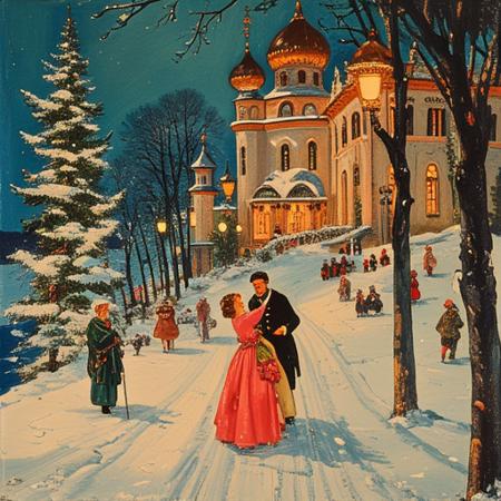 style of Boris Kustodiev [FLUX] 263