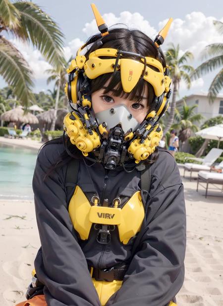 Techpunk Mask | Wearable LoRA