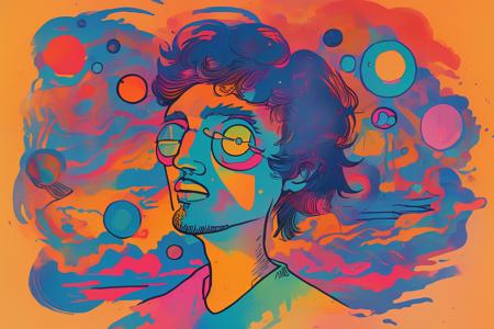 psychedelic funk art style