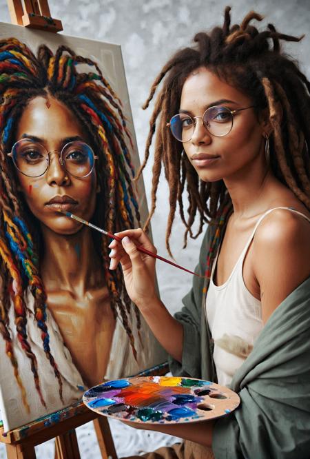 Painting a Self-Portrait