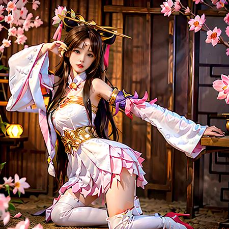 王者荣耀-貂蝉-绝世舞姬（原皮）；diaochan-jswj