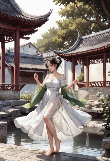 0800 Chinese courtyard