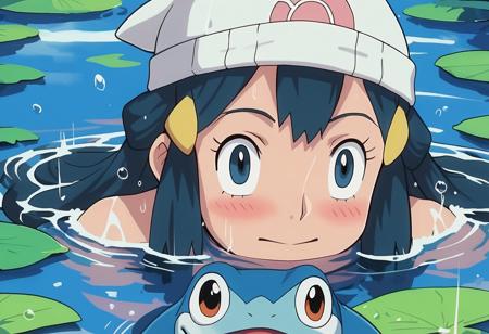 Head out of the water.