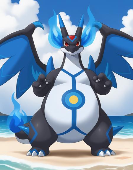 Mega Charizard X2 - Pocketown (Pokemon) - SDXL(Pony)版本v2_pindigoxl (ID: 1159880)