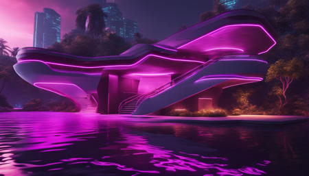 Futuristic Nature House Concept Art (VW Style)