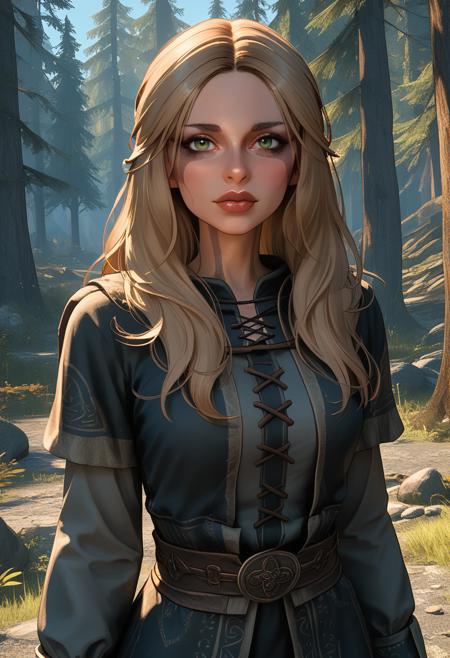 Mjoll the Lioness, 2 version (Skyrim), LoRA, SDXL