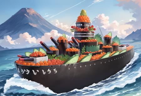 Yu-Gi-Oh! - Gunkan Suship Ikura-class Dreadnought - (弩級軍貫－いくら型一番艦) PonyXL