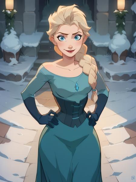 Elsa (Frozen) Disney Princess, by YeiyeiArt