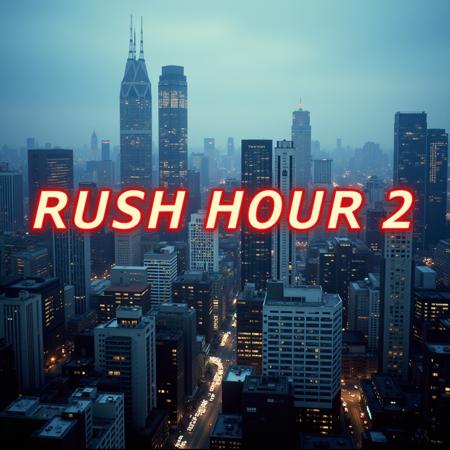 Cinematic text title + Film Cover (on screen) style XL + F1D