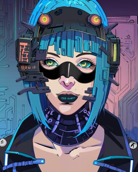 Cyberpunk Anime Style