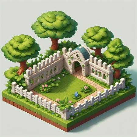 Isometric Elven Architecture