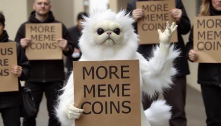 Persian Cat Meme (White Monkey Cat)