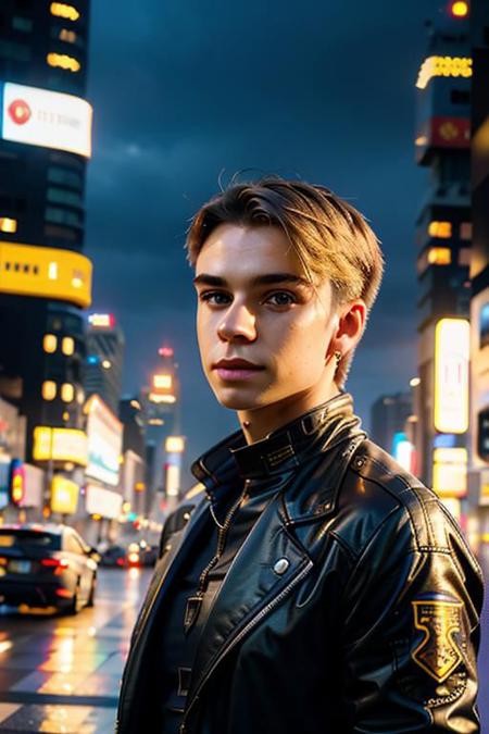 Model Young man