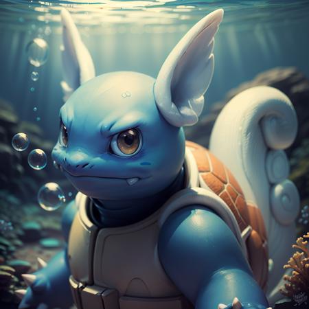 Wartortle (Pokemon) (Pokedex #0008) [Pony & SD1.5]